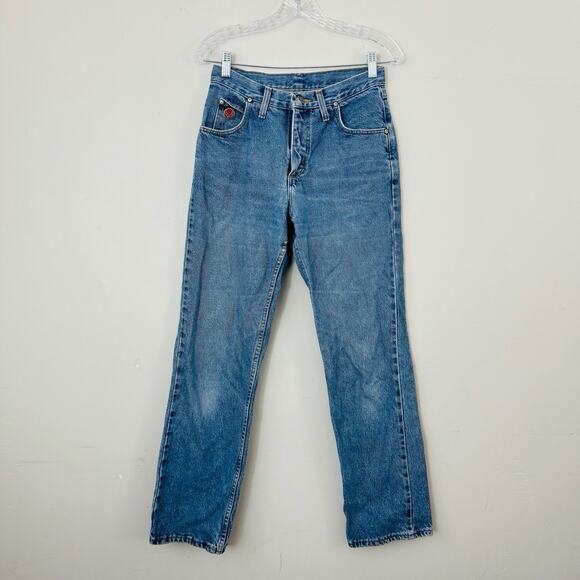 Wrangler 20X WO25XCH Blue Straigh Leg Denim Jeans Women’s Size 6 - Picture 1 of 8